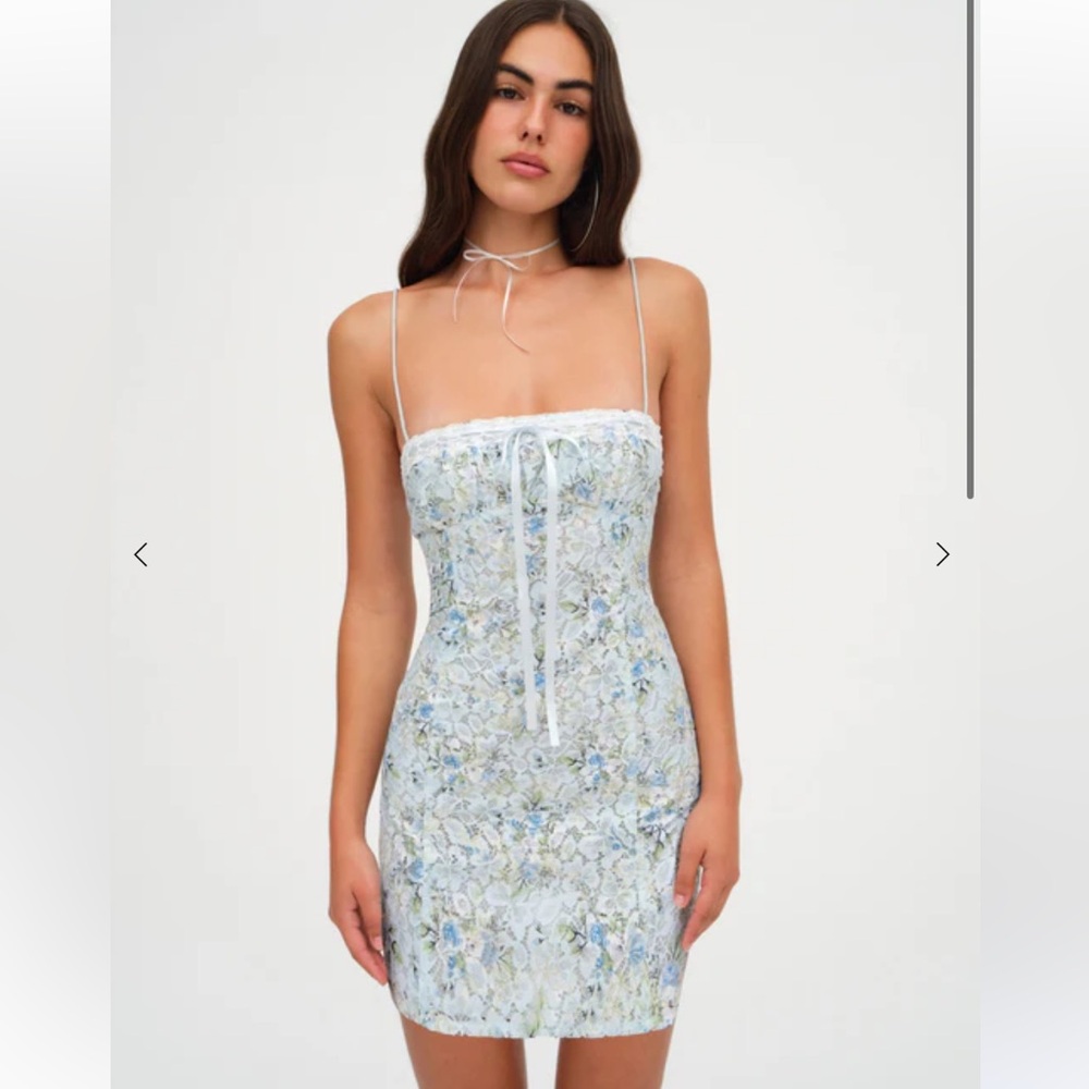 Claire Mini Dress in Blue For Love & Lemons Medium